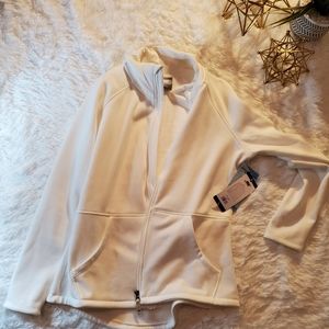 Nwt White zip up skechers jacket